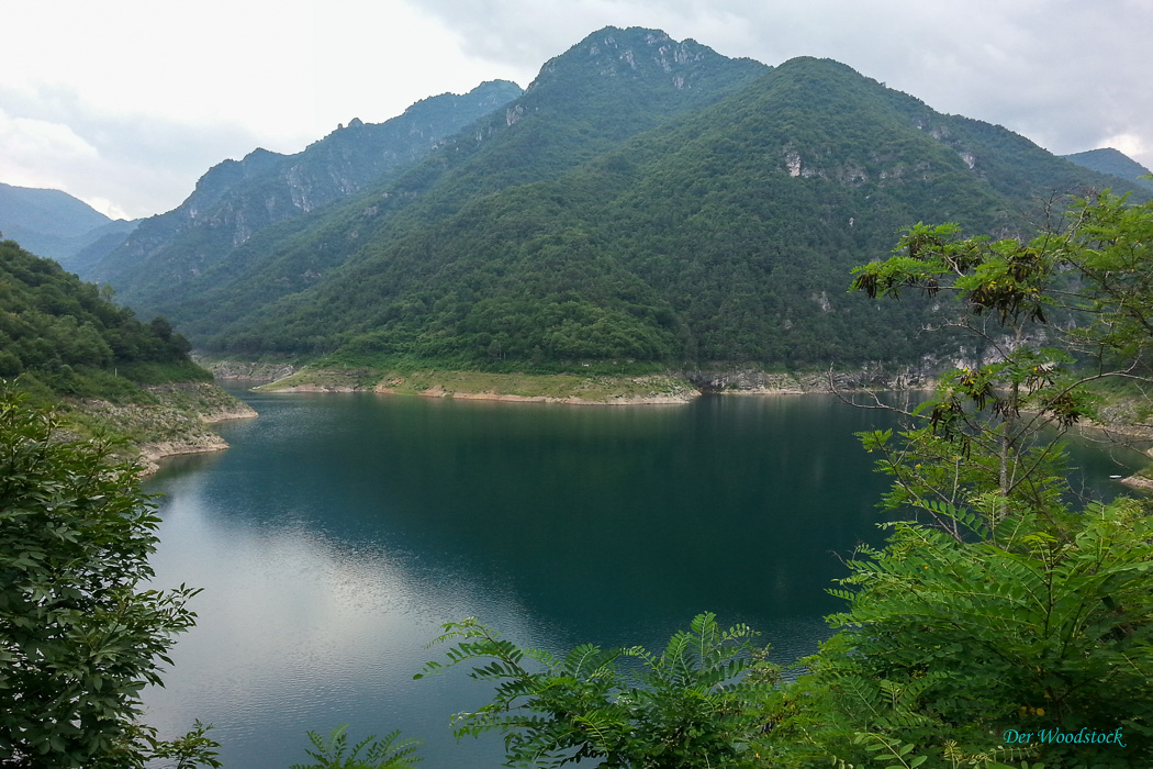 Stausee zwischen Ledro- und Gardasee, Trentino