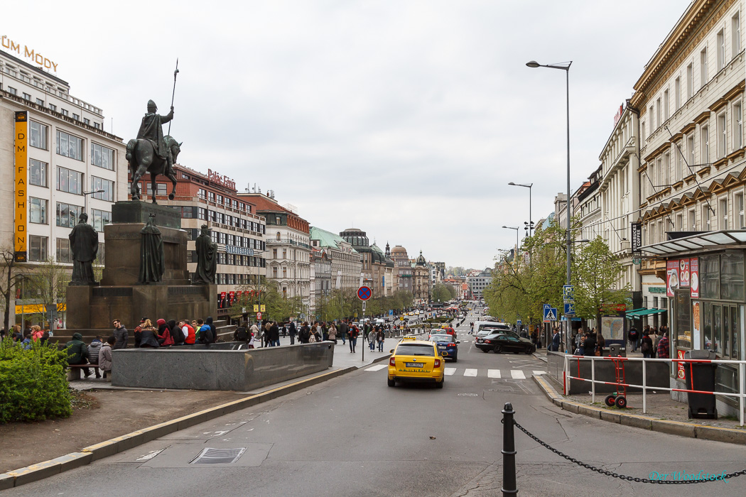 Wenzelsplatz vom Narodny-Museum.